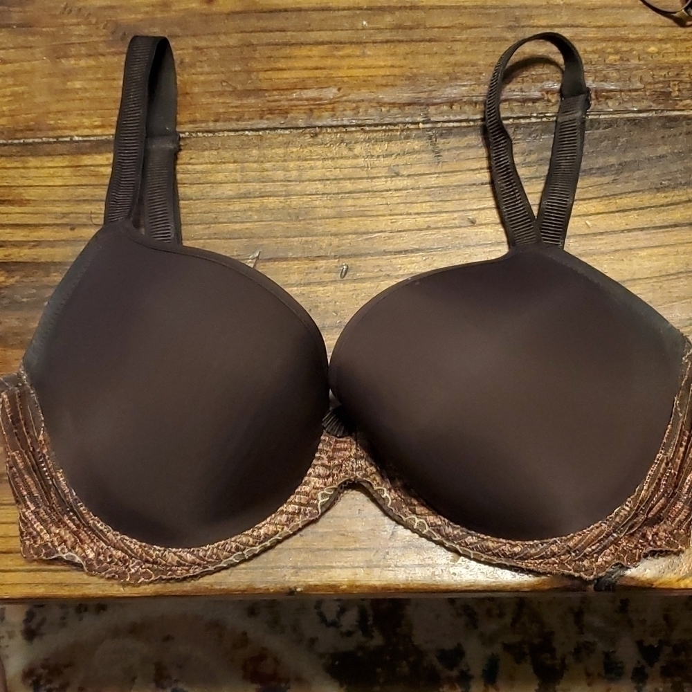 𝅺WACOAL Brown Bra Sz 32DD